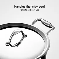 Stahl Triply Stainless Steel Artisan Cook & Serve Casserole with Lid