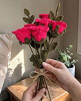 Rose Large Flower Dark Pink