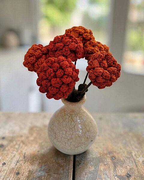 Marigold Small Flower Dark Orange