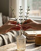 Eucalyptus Stem Large Dark Green