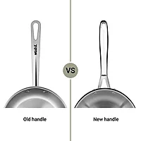 Stahl Artisan Triply Stainless Steel Tea Pan with Lid | Triply Sauce Pan | Induction & Gas Stove Compatible Milk Pan