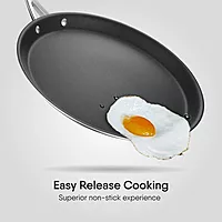 Stahl Artisan Schild Dosa Tawa Triply Stainless Steel + PEEK-Reinforced Non-Stick Dosa Tawa