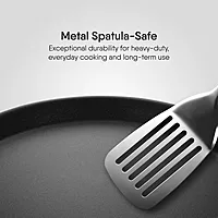 Stahl Artisan Schild Dosa Tawa Triply Stainless Steel + PEEK-Reinforced Non-Stick Dosa Tawa