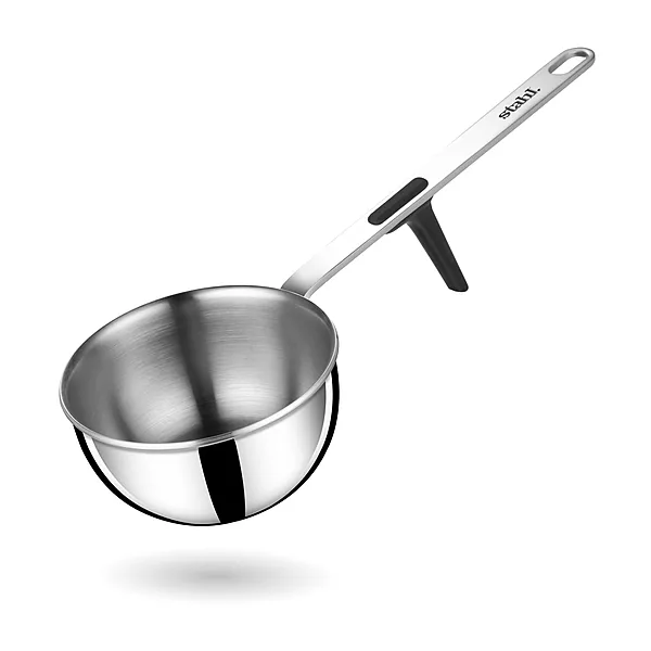 Stahl Artisan Triply Stainless Steel Tadka Pan | Gas & Induction Compatible |