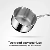 Stahl Artisan Triply Saucepan with Strainer Glass Lid