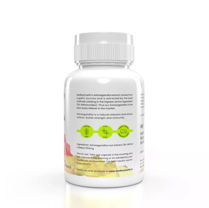 Ashwagandha Extract Veg 60 Capsules