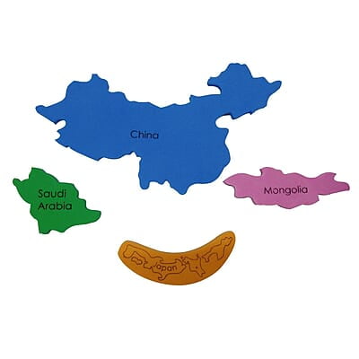 Asia Map Puzzle