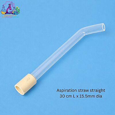 Aspiration straw straight- 30 cm L x 15.5mm dia