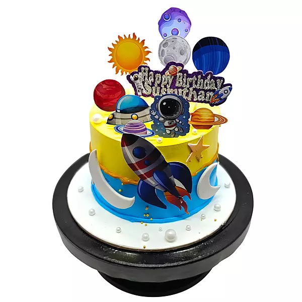 Astronut Theme Cake