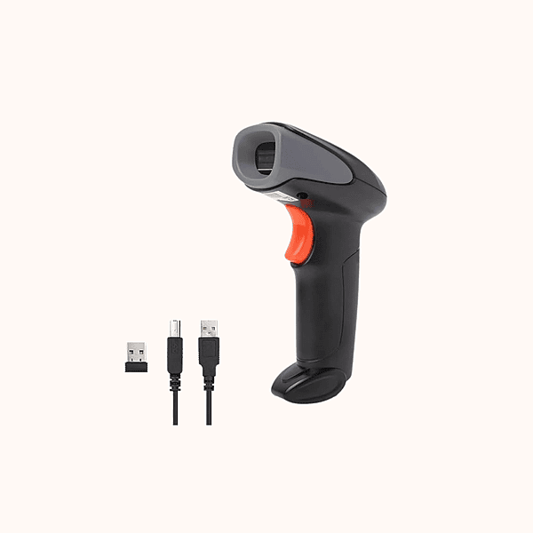 Atpos at 2200D 2D Barcode QR Scanner Wired | USB Wired | Billing for Retail Stores, Warehouse | Plug and Play (2D+1D Wired)