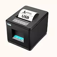 Atpos AT-301 80mm (3 Inch) Thermal Receipt Printer | USB/Bluetooth Interface
