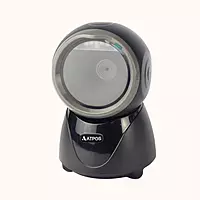 Atpos AT-9400D 2D 1D Barcode QR Scanner Hands-Free Auto Induction| USB Wired | Desktop Table Top Counter Billing for Retail Stores, Warehouse | Plug and Play