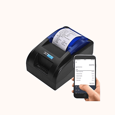 Atpos H58BT 58mm Bluetooth Thermal Receipt Printer | 2 Inch