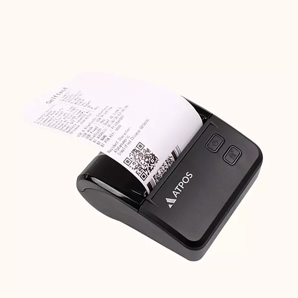 Atpos M80 80mm Portable Bluetooth Thermal Printer | Wireless Printing | 3 Inch