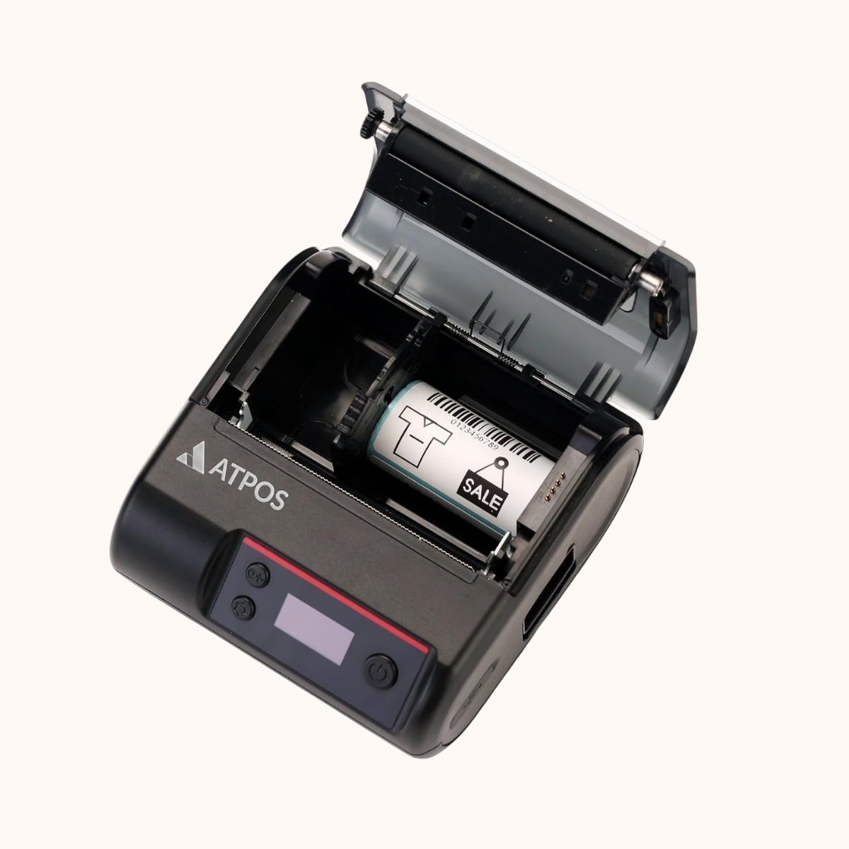 Atpos MD80 80mm 3-Inch Mobile Label Receipt Printer (Dual Mode) | USB+BT