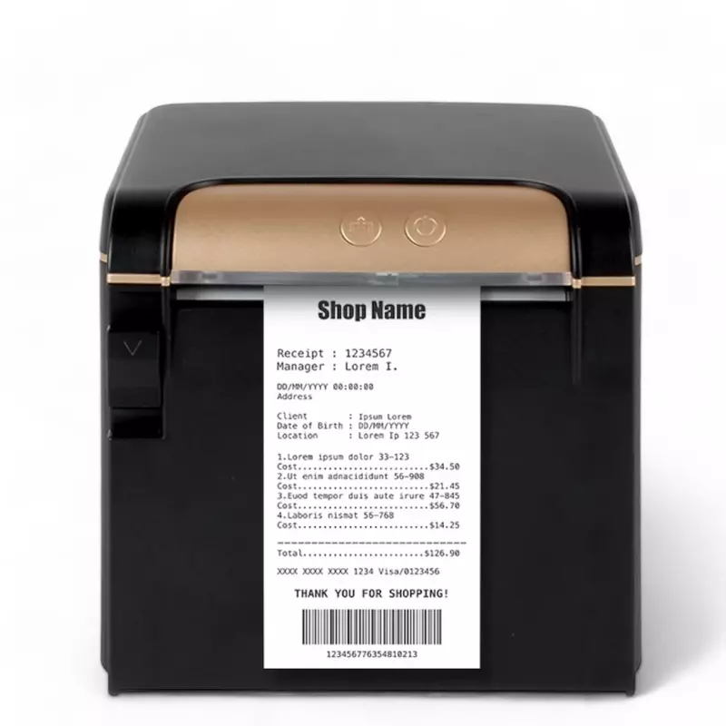 Atpos AT-506 80mm 3 Inch Bluetooth Thermal Receipt Printer (BT+USB+LAN+RS232) | 2 Year Warranty