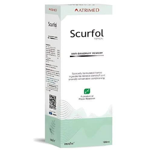 Atrimed Scurfol Topical Anti-Dandruff Remedy- 100ml