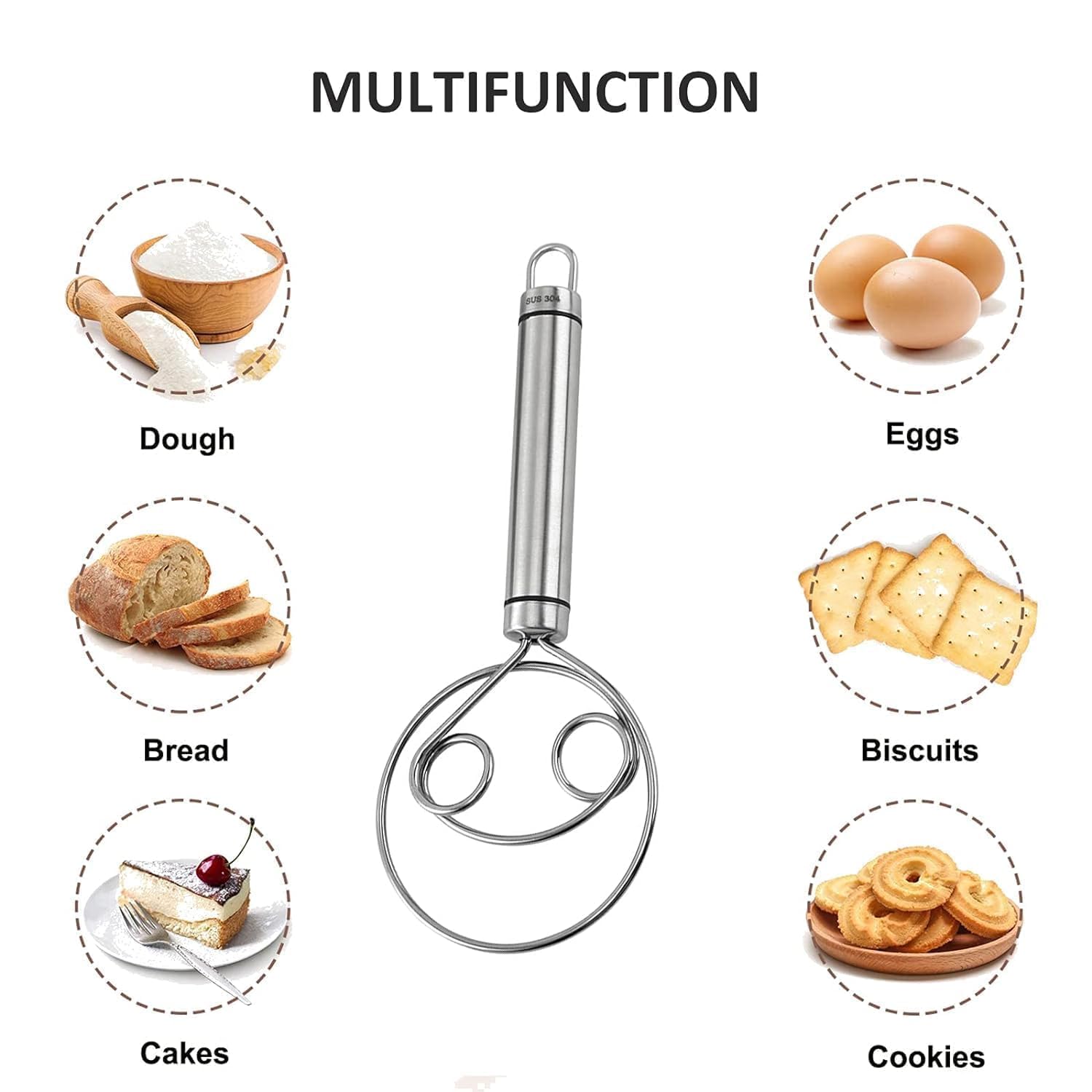 Granny Kitchen Atta Kneader Dough Maker with Stainless Steel Food Processor Roti Atta Blender