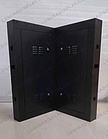90 degree MS GI corner LED cabinet 1280 x 960 mm P4, powder-coated – Lumina Display Systems