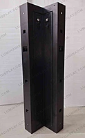 90 degree MS GI corner LED cabinet 640 x 1280 mm P4, powder-coated – Lumina Display Systems