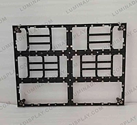 Aluminium diecast indoor LED cabinet 640 x 480 mm, jaali vented type, front service – Lumina
