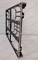 Aluminium diecast indoor LED cabinet 640 x 480 mm, jaali vented type, front service – Lumina