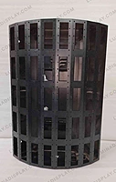 Curved corner MS GI LED cabinet 640 x 800 mm, powder-coated, back service – Lumina Display Systems
