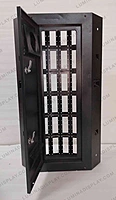Curved corner MS GI LED cabinet 640 x 960 mm, powder-coated, back service – Lumina Display Systems