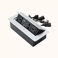 Audiovan Hydraulic SILVER CABLE CUBBY 3 POWER + 2 USB A + C - SBT-007_$P