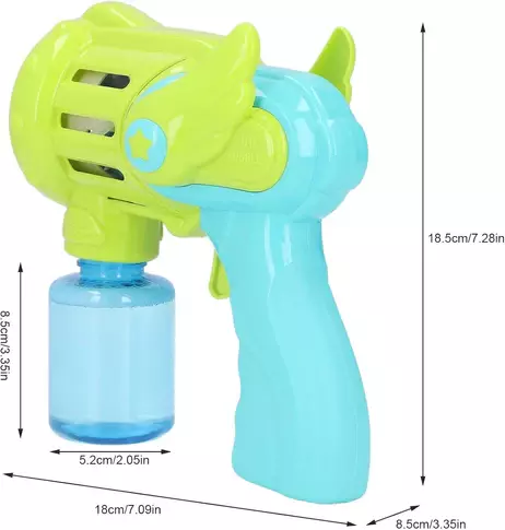 Automatic Porous Multi Hole Bubble Gun with Bubble Solution