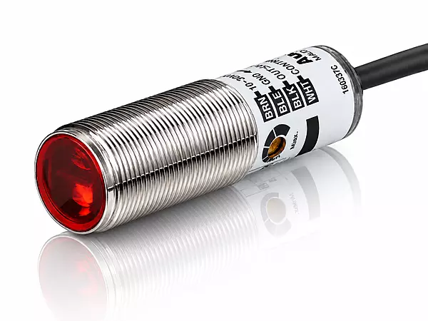 Autonics BRQ M100-DDTA Front sensing Diffuse reflective sensor, Cable type, NPN open collector output, Integrated type