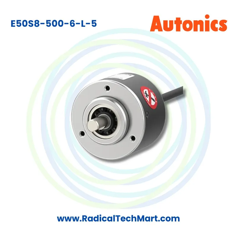 Autonics E50S8-500-6-L-5 500 PPR Line Driver Incremental Rotary Encoder