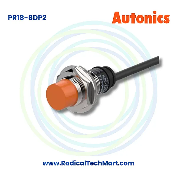 Autonics PR18-8DP2 M18 8mm PNP NC Inductive Proximity Sensor