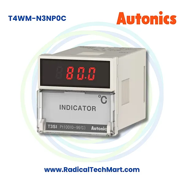 Autonics T4WM-N3NP0C 5 Channel Digital Temperature Indicator