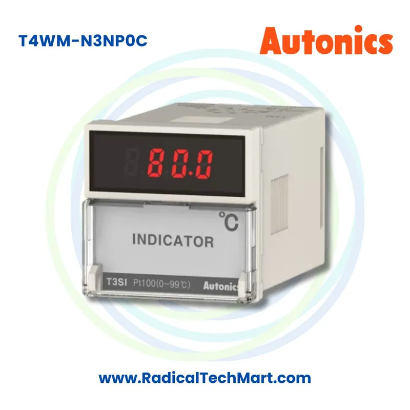 Autonics T4WM-N3NP0C 5 Channel Digital Temperature Indicator