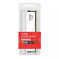 ADATA XPG Lancer Blade RGB White 16GB DDR5 6000MHz CL30 Desktop RAM – UDIMM | RGB Lighting