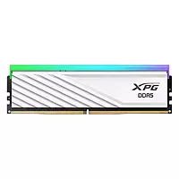 ADATA XPG Lancer Blade RGB White 16GB DDR5 6000MHz CL30 Desktop RAM – UDIMM | RGB Lighting