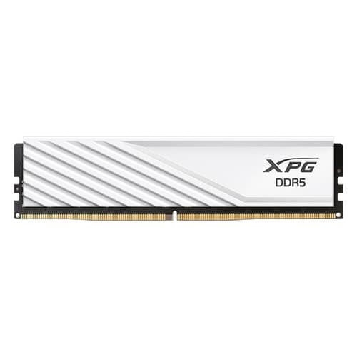 ADATA XPG Lancer Blade White 16GB 6000MHz DDR5 RAM – CL30 | UDIMM | Intel XMP & AMD EXPO
