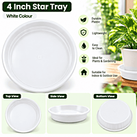 4 Inch Plastic Plant Tray | ECSHA