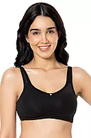Amante Cotton Smooth Back Solid Non Padded Non-Wired Support Bra 93301
