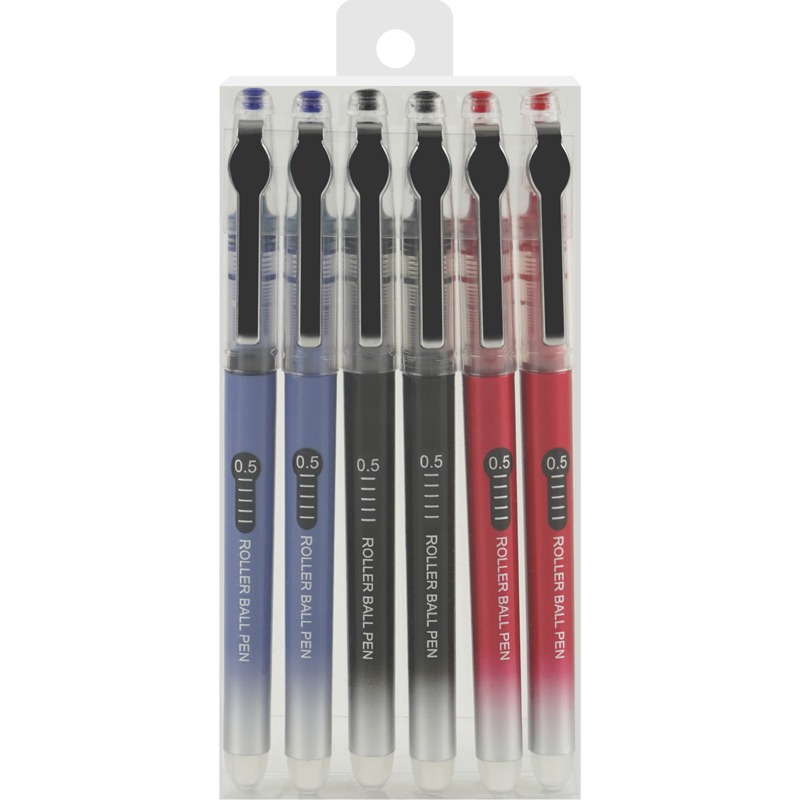 Guangbo Rollerball Pen B17009 Multicolor Pack of 6