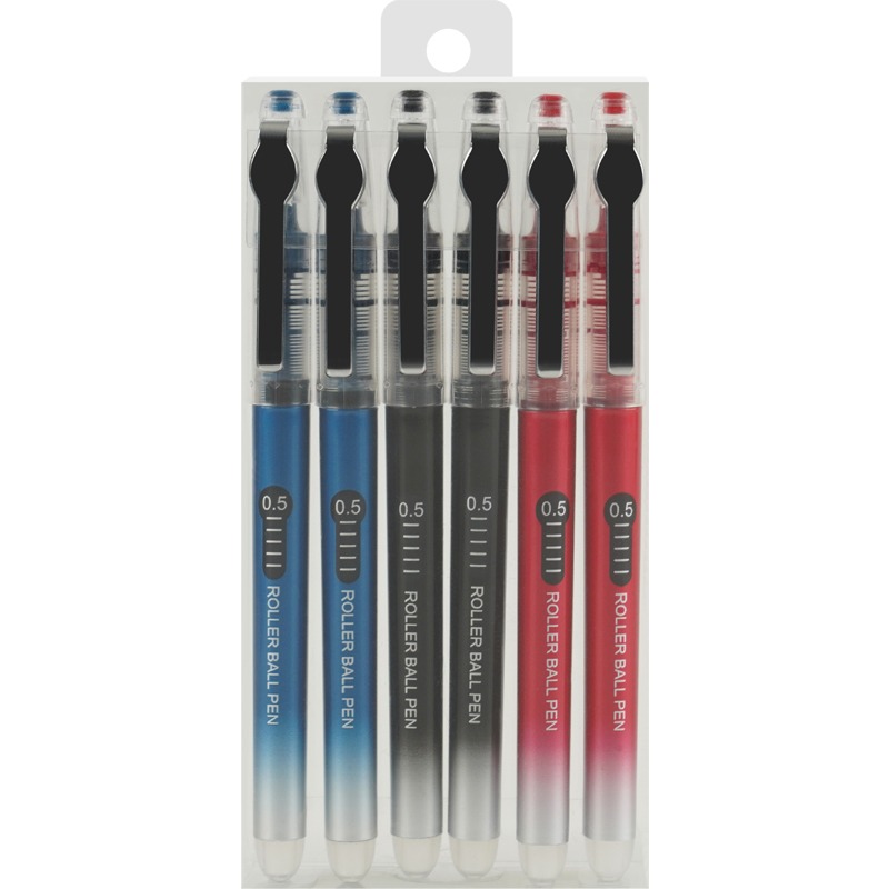 Guangbo Rollerball Pen B17009 Multicolor Pack of 6