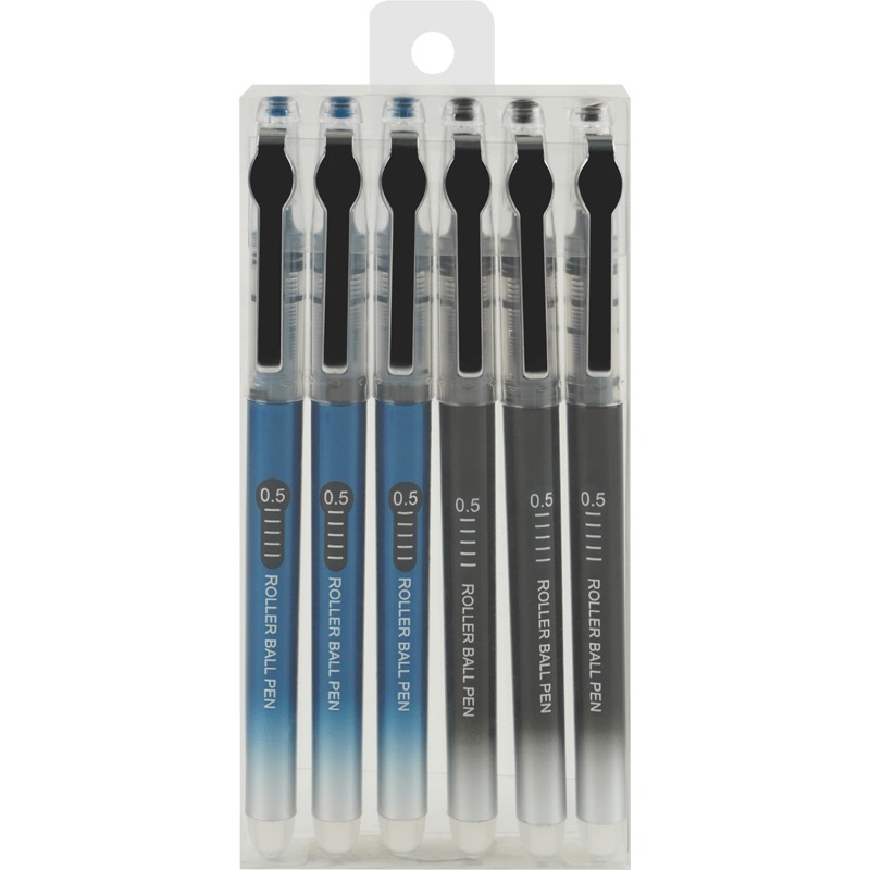 Guangbo Rollerball Pen B17009 Multicolor Pack of 6