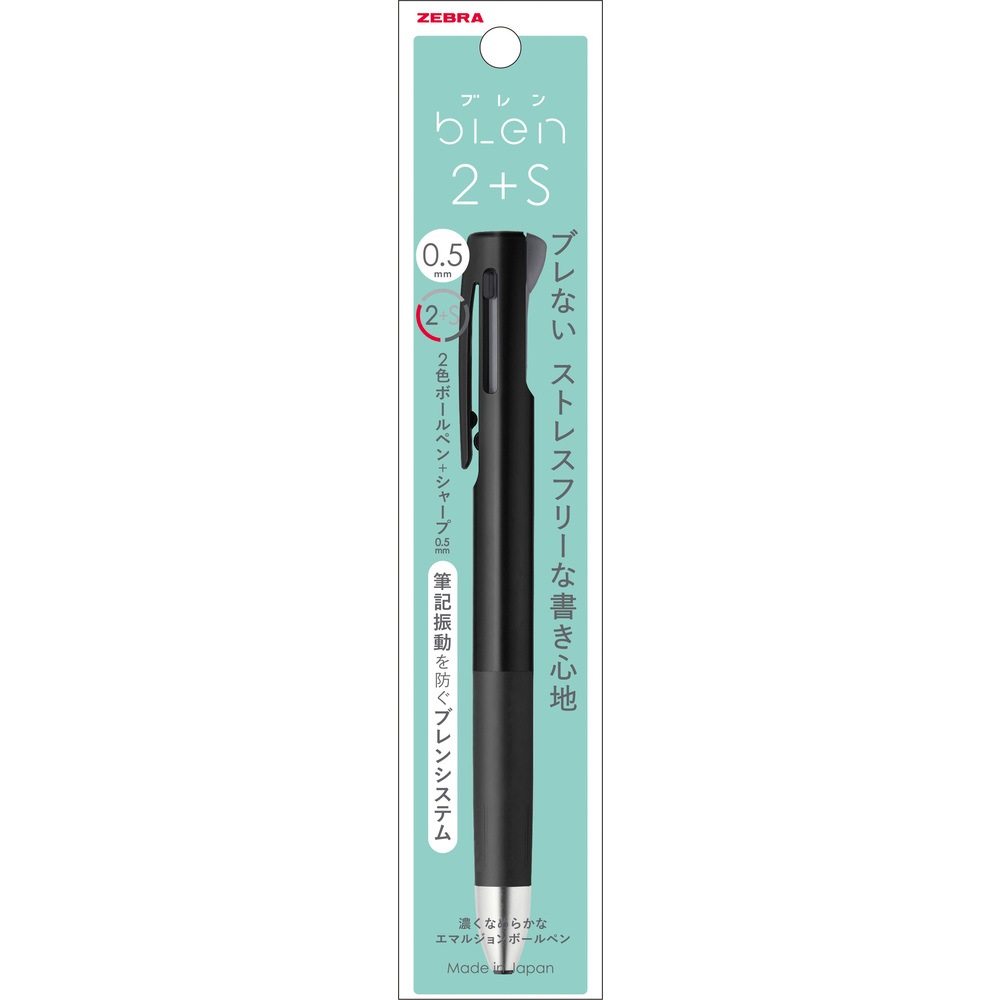 Zebra Blen 2+S Pen 0.5 Black