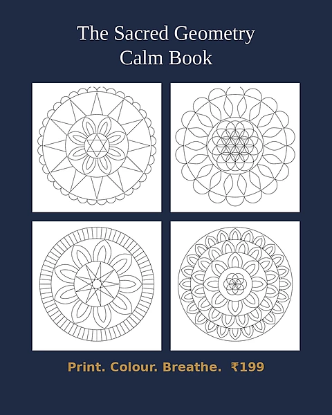 The Sacred Geometry Calm Book
