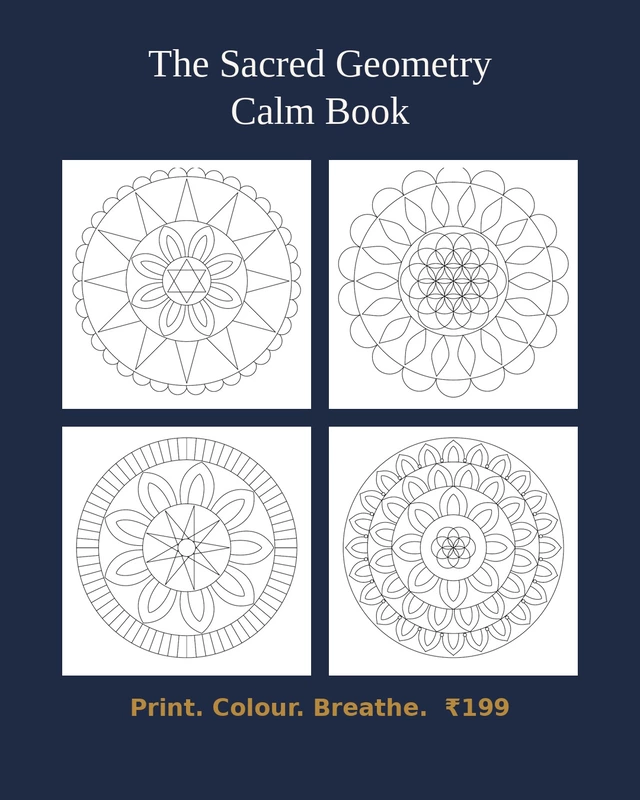 The Sacred Geometry Calm Book