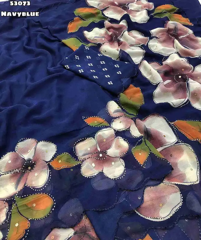 Flora Soft Weightless Chiffon Saree