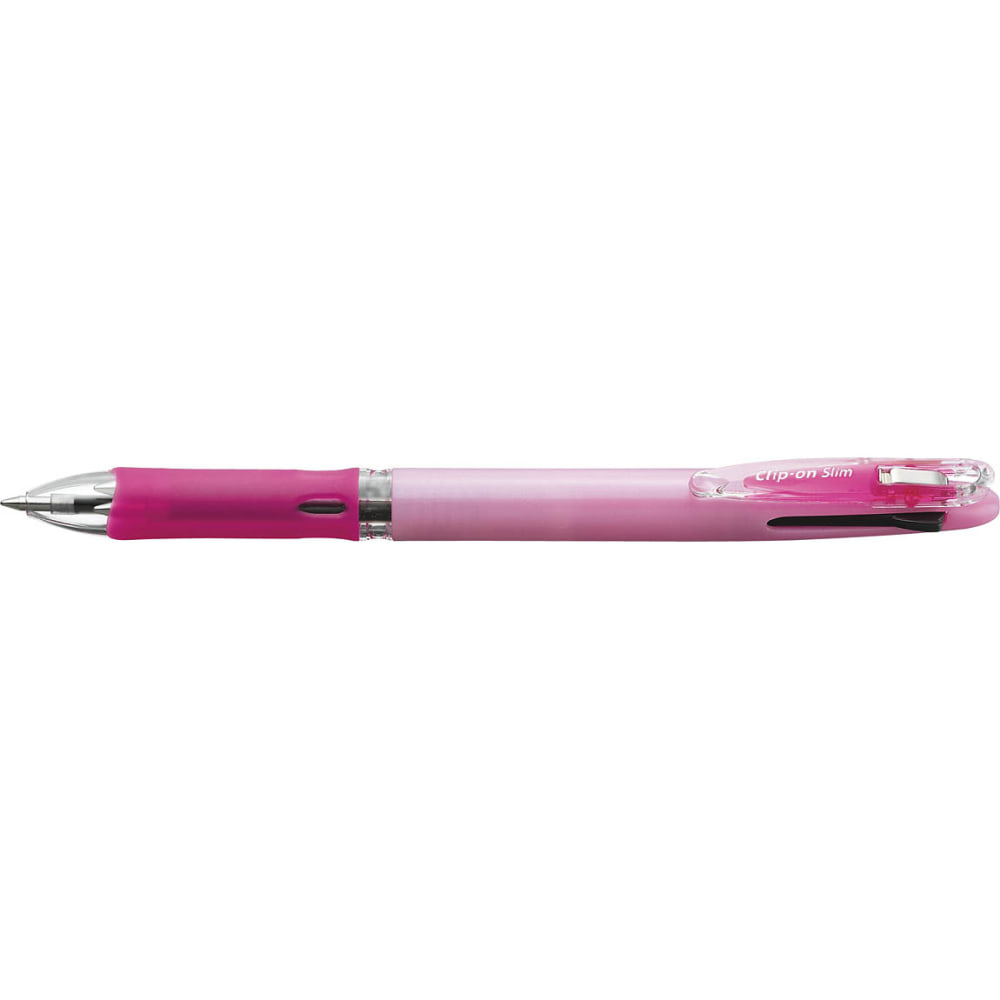 Zebra Clip-on Slim 3C Ballpoint Pen Pink
