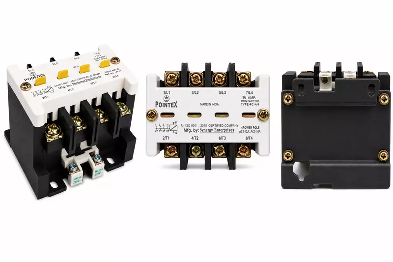 Pointex PCH 4 Pole 16A Modular Contactor | 220V AC Coil | 4P |