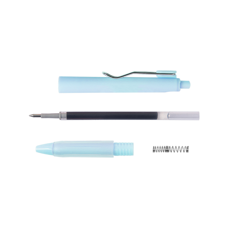 Guangbo Pure Macron Pens with Metal Clip Blue